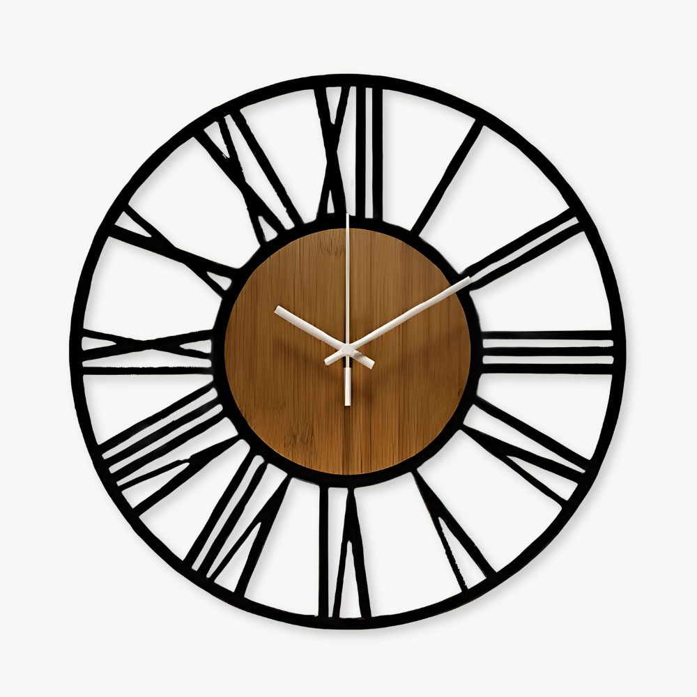 FJORD - Horloge murale bois scandinave