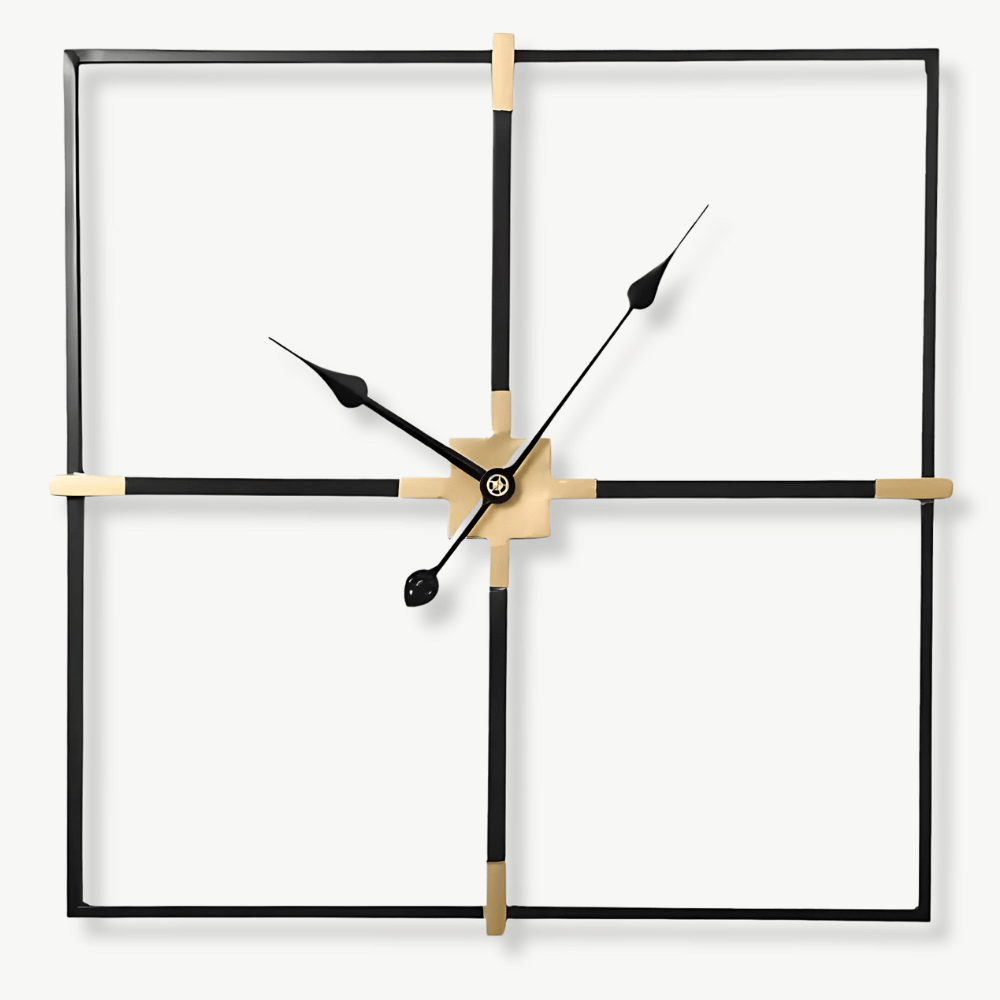 QUADRUM - Horloge murale carree minimaliste
