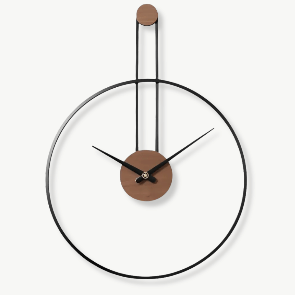 SUSPENS - Horloge murale cercle suspendu