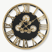 AXIS - Horloge murale engrenage dore
