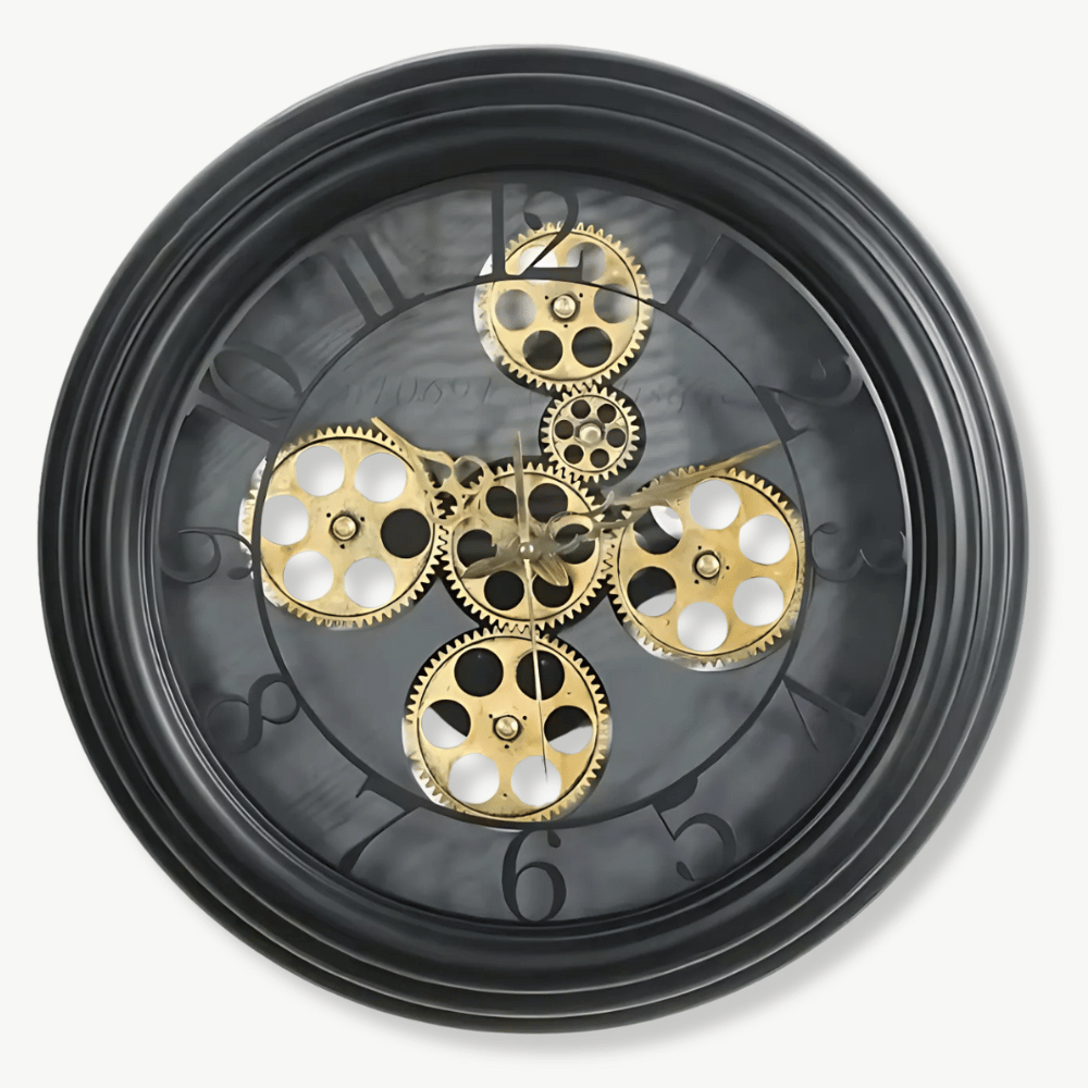 MECANICA - Horloge murale style atelier