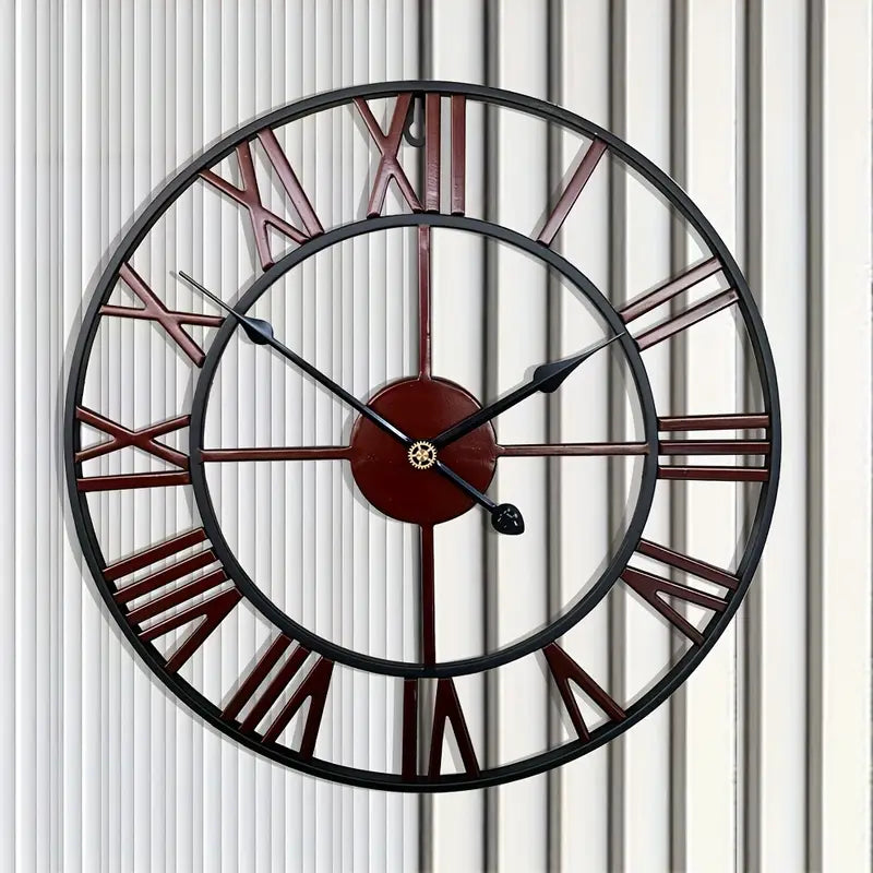 COPPER - Horloge murale industrielle cuivre