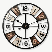 CHROMA - Horloge murale industrielle coloree