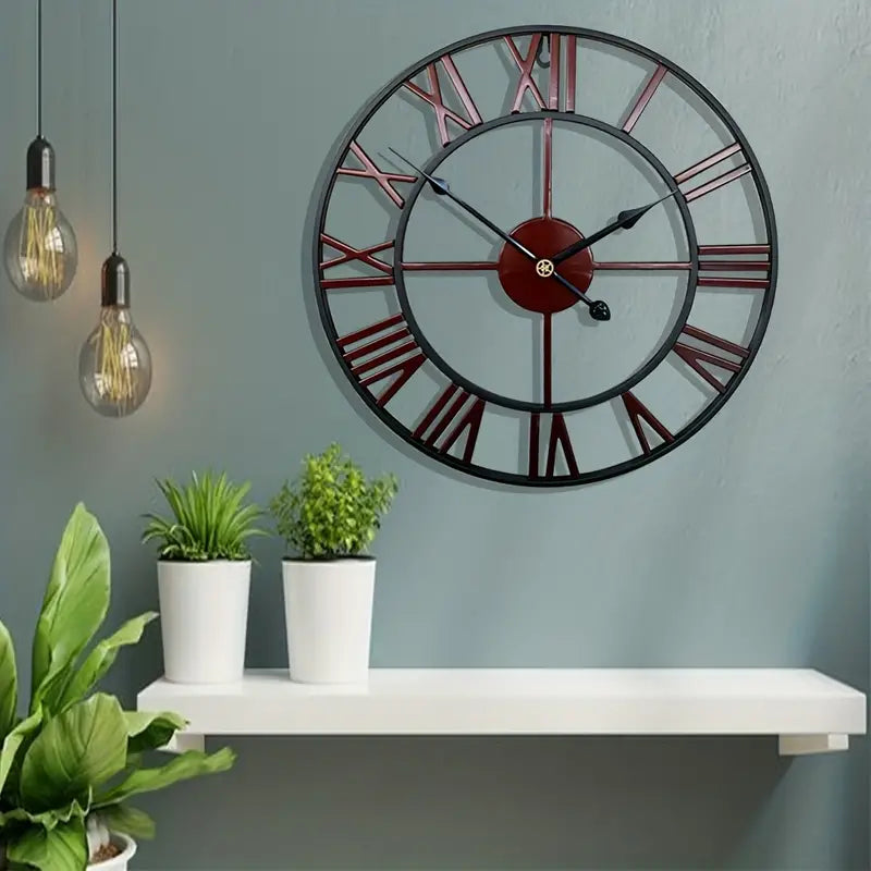 COPPER - Horloge murale industrielle cuivre