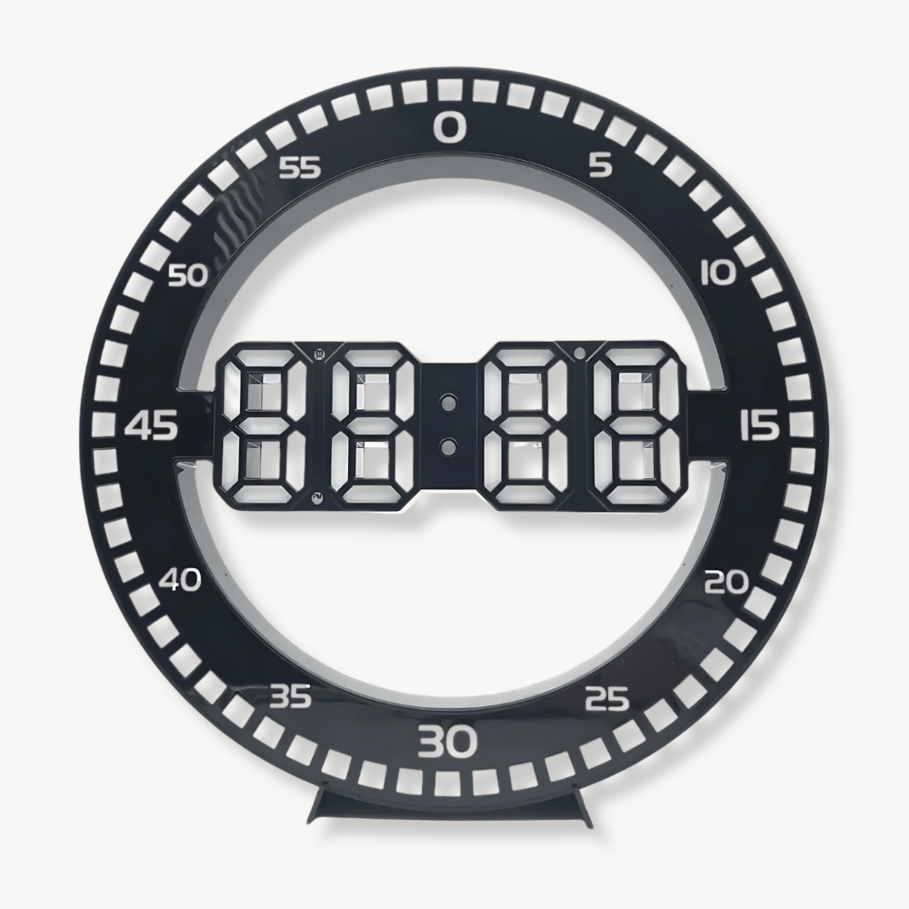 NOVA - Horloge murale LED 3D