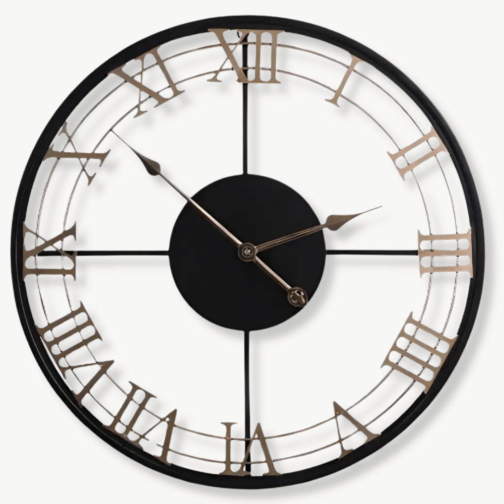 IMPERIA - Grande horloge murale chiffres romains
