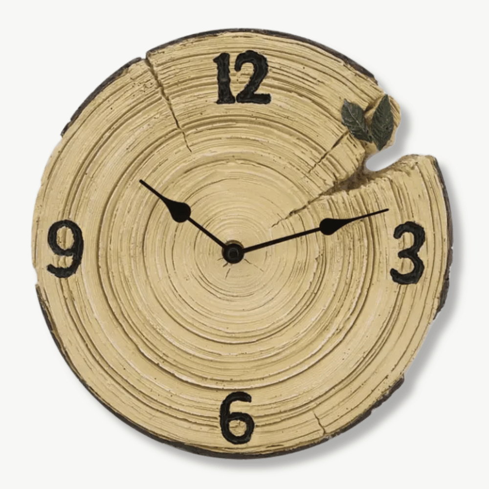RUSTA - Horloge murale rustique bois