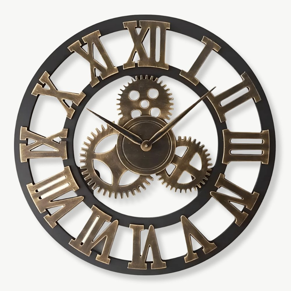 ROMA - Horloge murale steampunk