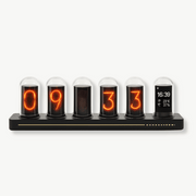 FLUX - Horloge Nixie animée rétro