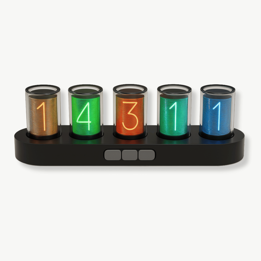 SPECTRA - Horloge Nixie RGB design