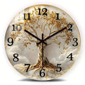 Horloge Murale Design Arbre de Vie en Bois | Silencieuse et Élégante pour Décoration Intérieure Moderne