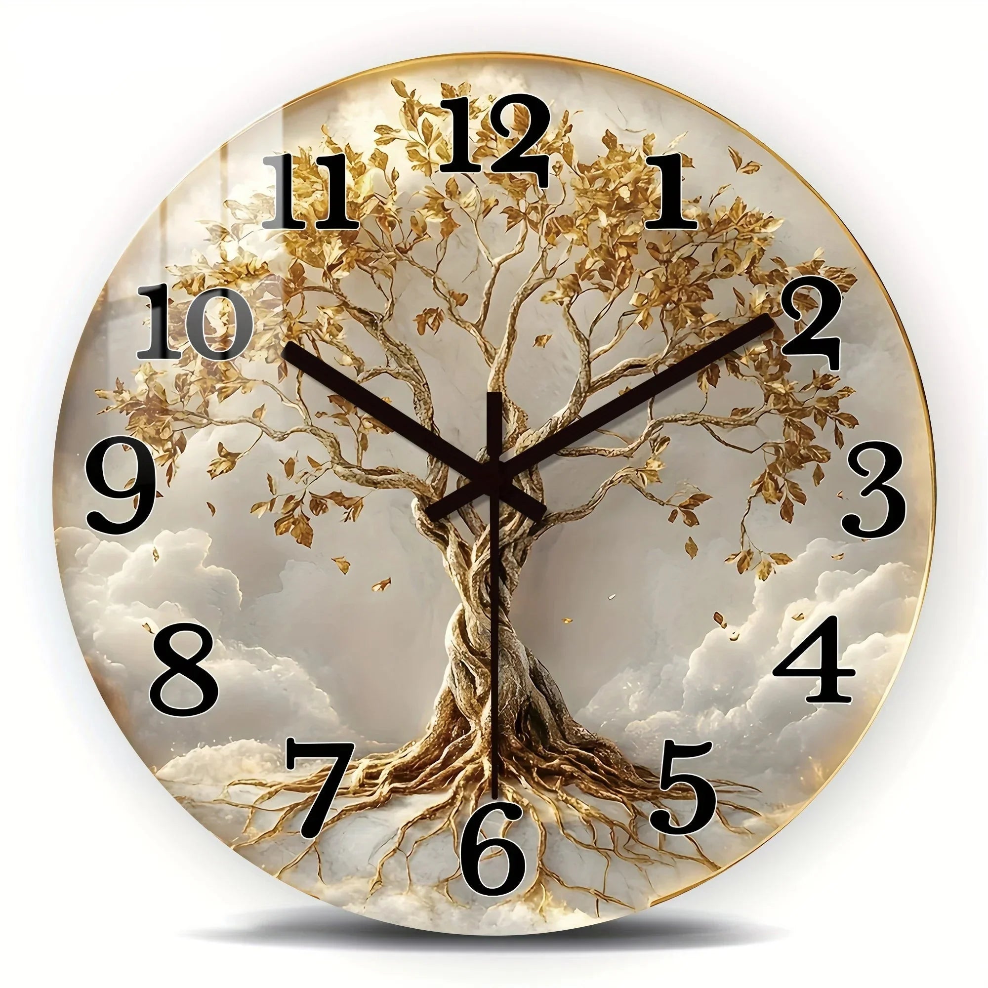 Horloge Murale Design Arbre de Vie en Bois | Silencieuse et Élégante pour Décoration Intérieure Moderne