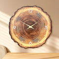 Horloge Murale Design en Bois Naturel avec Mécanisme Silencieux | Élégante Décoration Intérieure pour Un Ambiance Apaisante