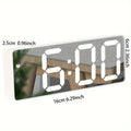Horloge Murale Numérique LED avec Affichage de Température | Design Élégant pour Bureau et Dortoir