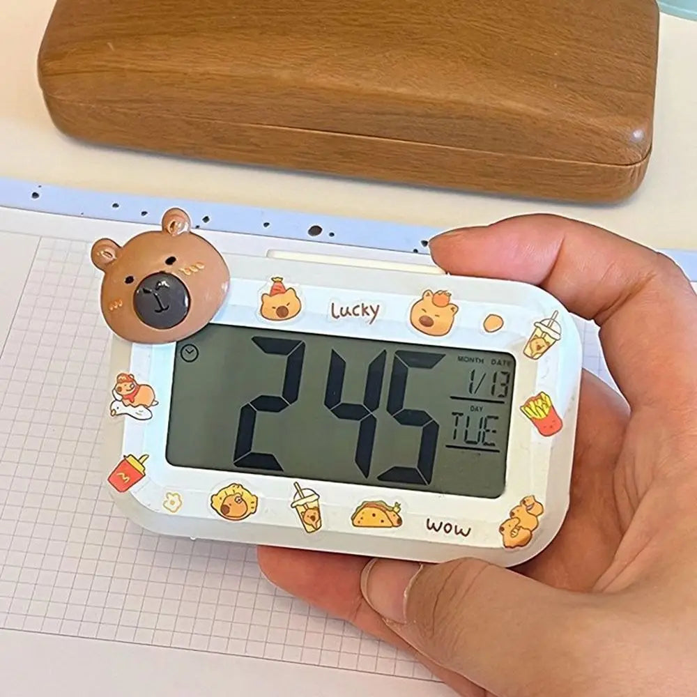 Horloge Numérique Murale LED avec Détecteur de Température | Design Pratique pour Confort et Décoration