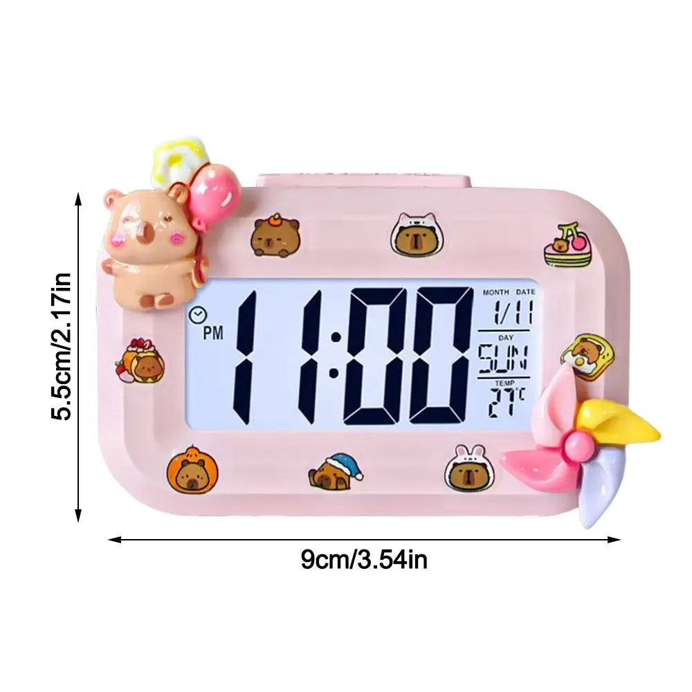 Horloge Numérique Murale LED avec Détecteur de Température | Design Pratique pour Confort et Décoration
