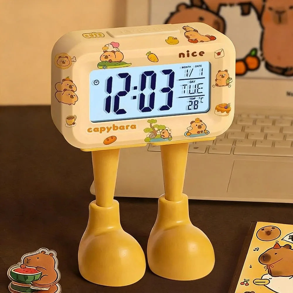 Horloge Numérique Murale LED avec Détecteur de Température | Design Pratique pour Confort et Décoration