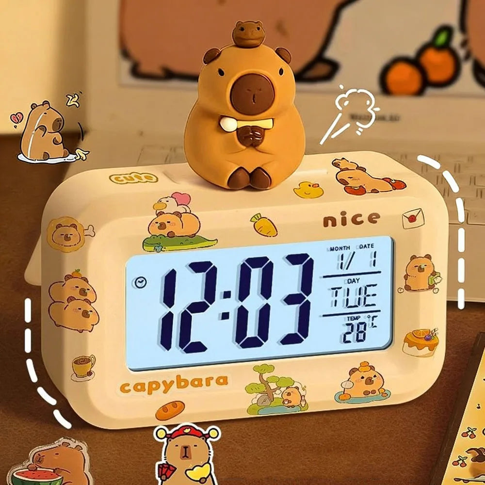 Horloge Numérique Murale LED avec Détecteur de Température | Design Pratique pour Confort et Décoration