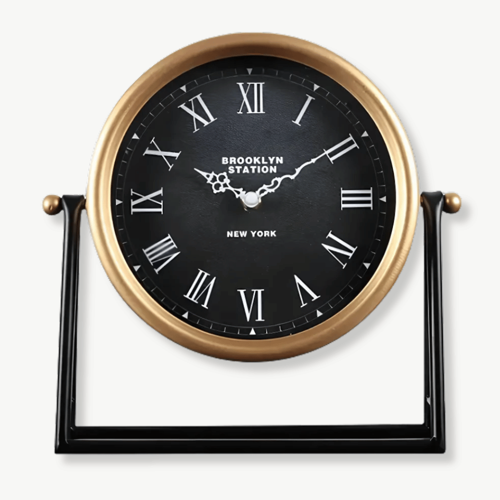 BROOKLYN STATION - Horloge à poser industrielle
