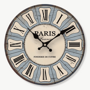 MONTMARTRE - Horloge murale café vintage 30 cm