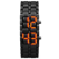 Montre Homme en Métal avec Affichage LED et Fonction Alarme | Élégante et Durable pour un Style Quotidien