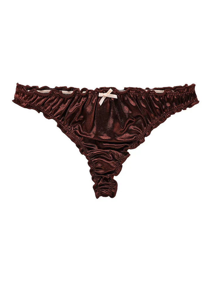 Calista — Tanga microfibre seconde peau