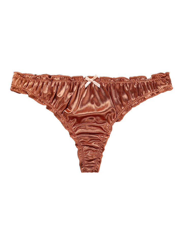 Calista — Tanga microfibre seconde peau