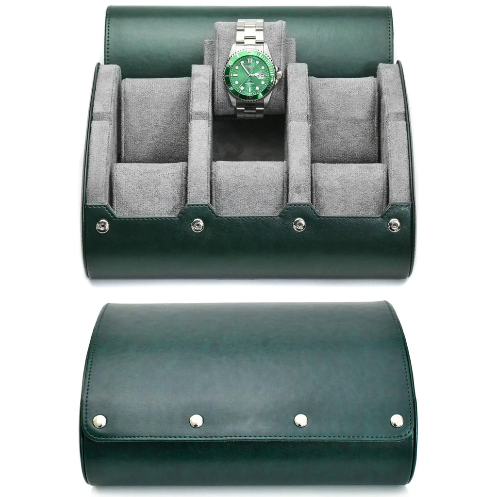 Organisateur de Montres | Étui de Voyage en Cuir PU avec 6 Fentes | Protection Optimale pour Collection de Montres