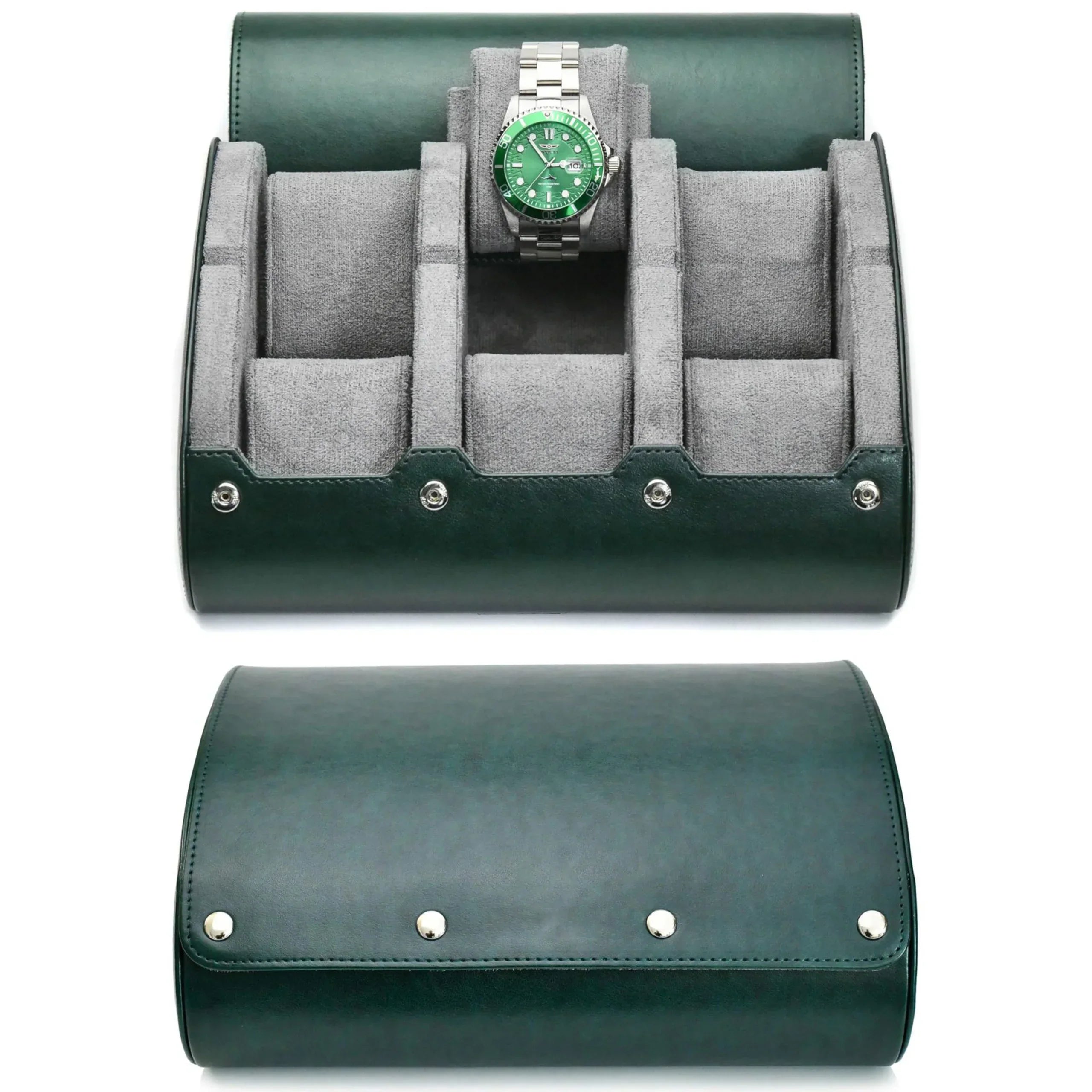 Organisateur de Montres | Étui de Voyage en Cuir PU avec 6 Fentes | Protection Optimale pour Collection de Montres