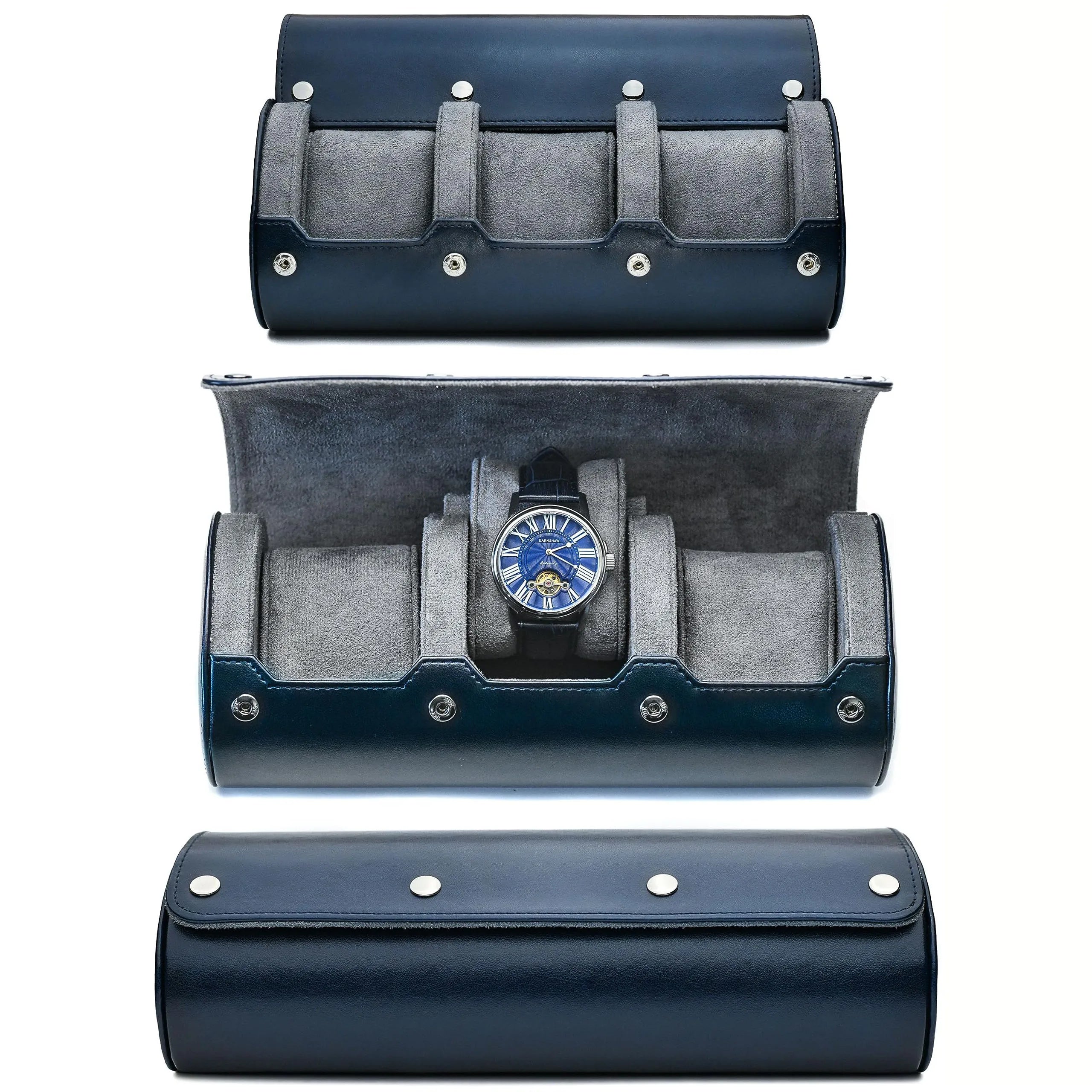 Organisateur de Montres | Étui de Voyage en Cuir PU avec 6 Fentes | Protection Optimale pour Collection de Montres
