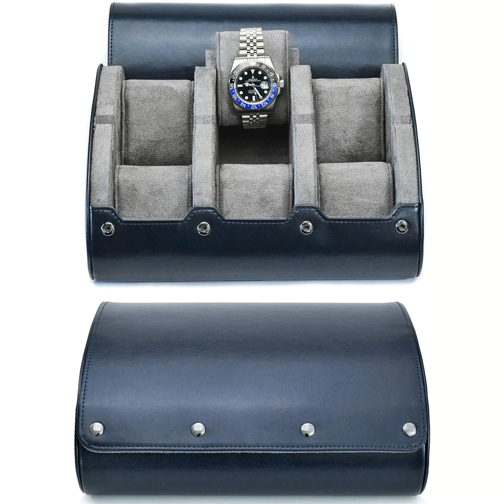 Organisateur de Montres | Étui de Voyage en Cuir PU avec 6 Fentes | Protection Optimale pour Collection de Montres
