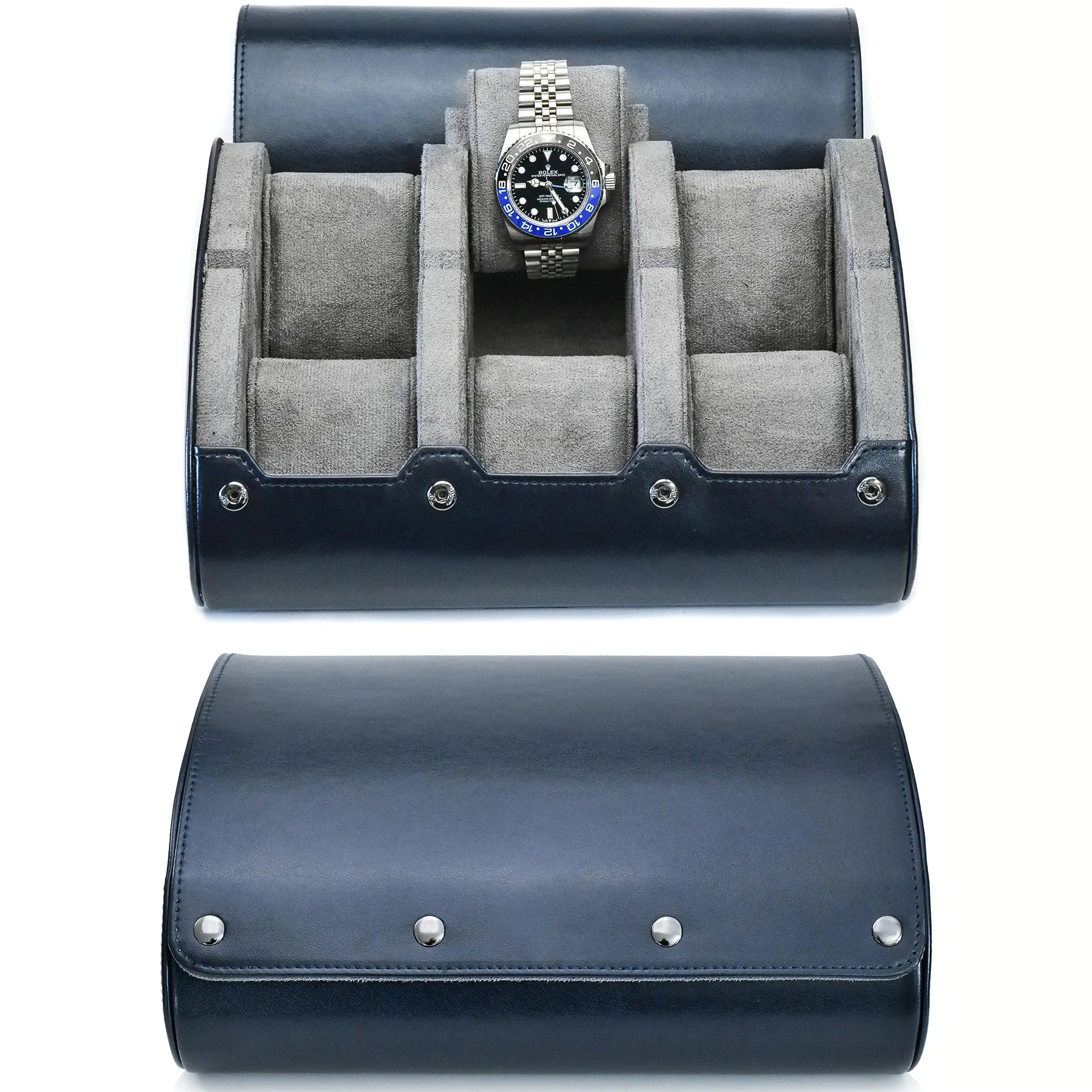 Organisateur de Montres | Étui de Voyage en Cuir PU avec 6 Fentes | Protection Optimale pour Collection de Montres