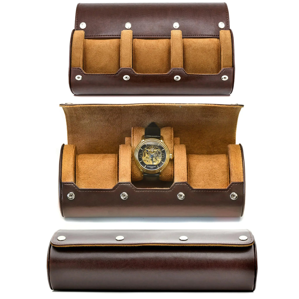 Organisateur de Montres | Étui de Voyage en Cuir PU avec 6 Fentes | Protection Optimale pour Collection de Montres