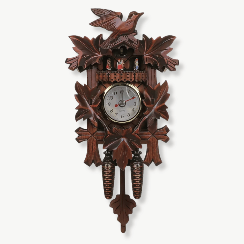 TRADIBOIS - Horloge coucou bois traditionnelle