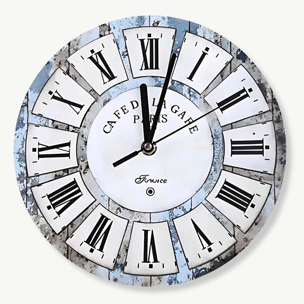 GARE - Petite horloge murale cafe vintage