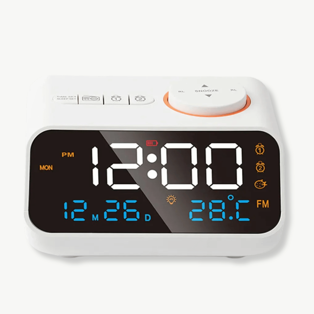 Radio Réveil FM LED
