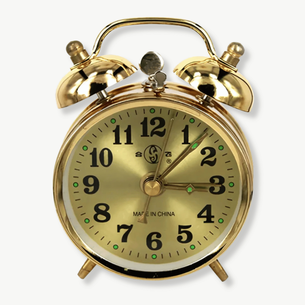 OPERA - Réveil vintage doré