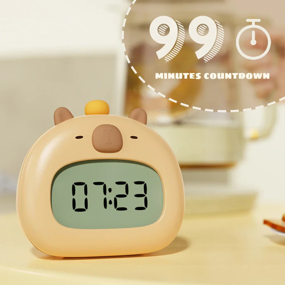 Réveil LED pour Enfants | Horloge Numérique avec Veilleuse et Affichage de Température | Chargement USB Type C pour un Sommeil Apaisé