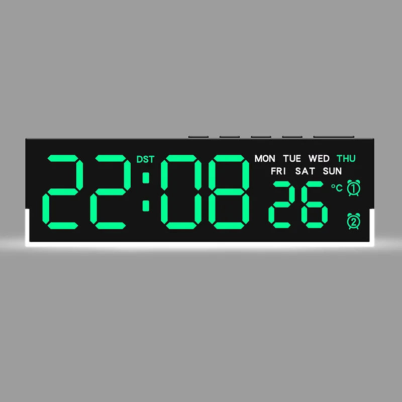 AUBE - Reveil digital double alarme