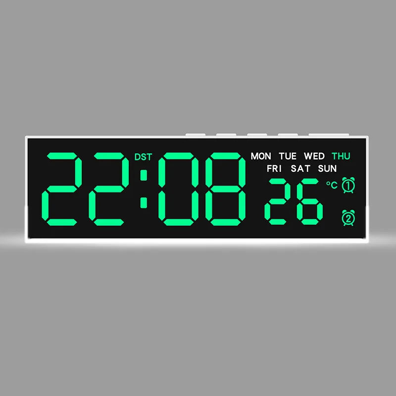 AUBE - Reveil digital double alarme