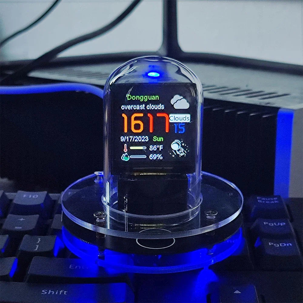 TEMPO - Horloge Nixie mini station météo