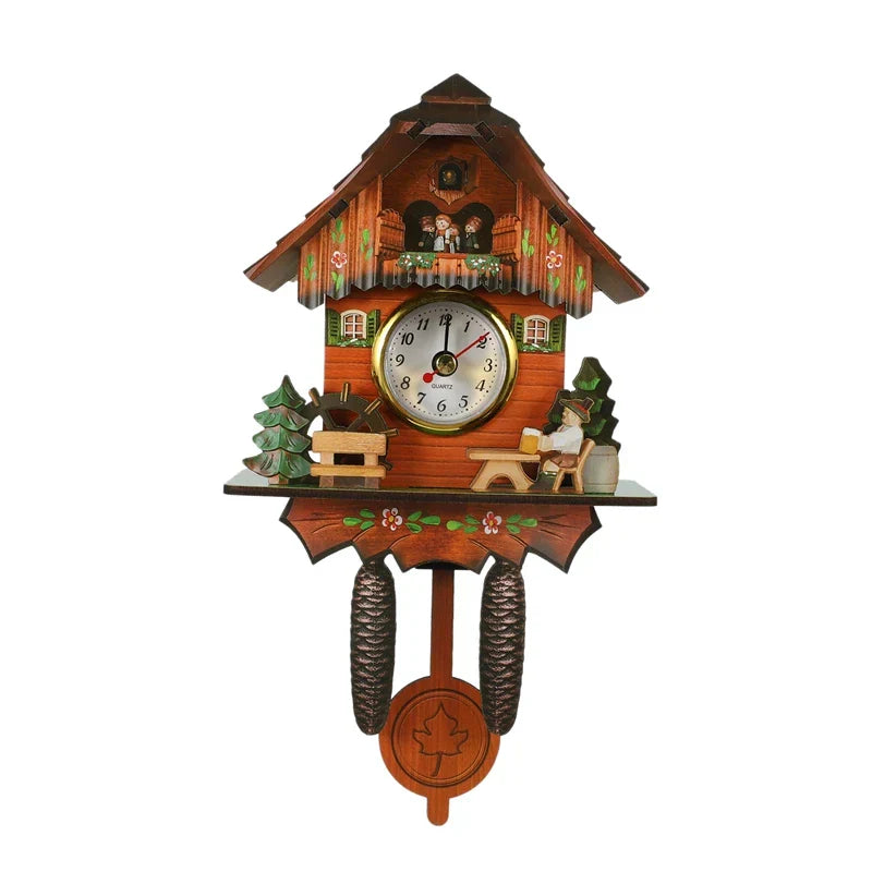 MONTANA - Horloge coucou chalet quartz