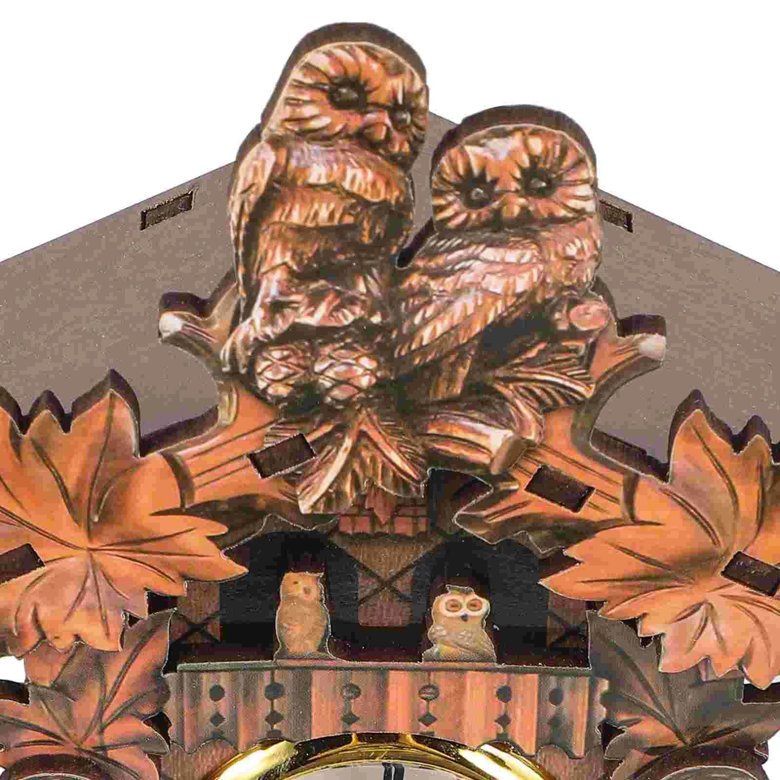 NOCTUA - Horloge coucou hibou vintage