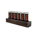 Horloge Nixie Bois Vintage