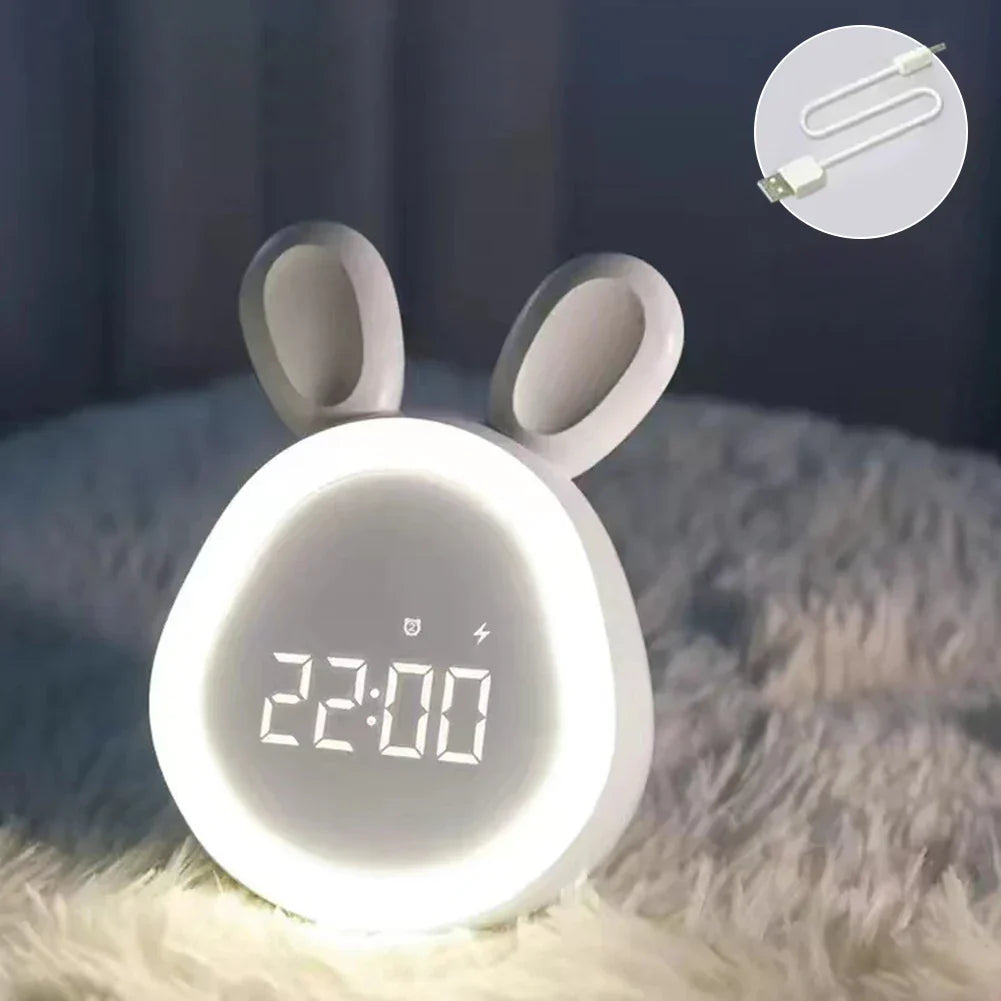 Réveil veilleuse lapin
