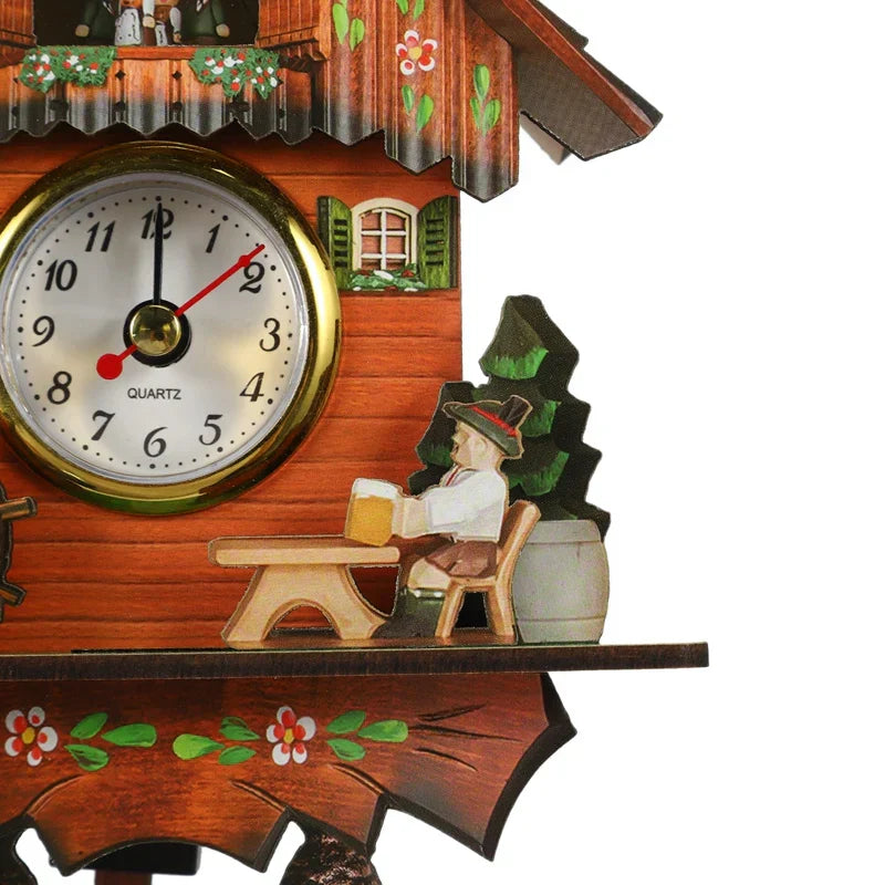 MONTANA - Horloge coucou chalet quartz