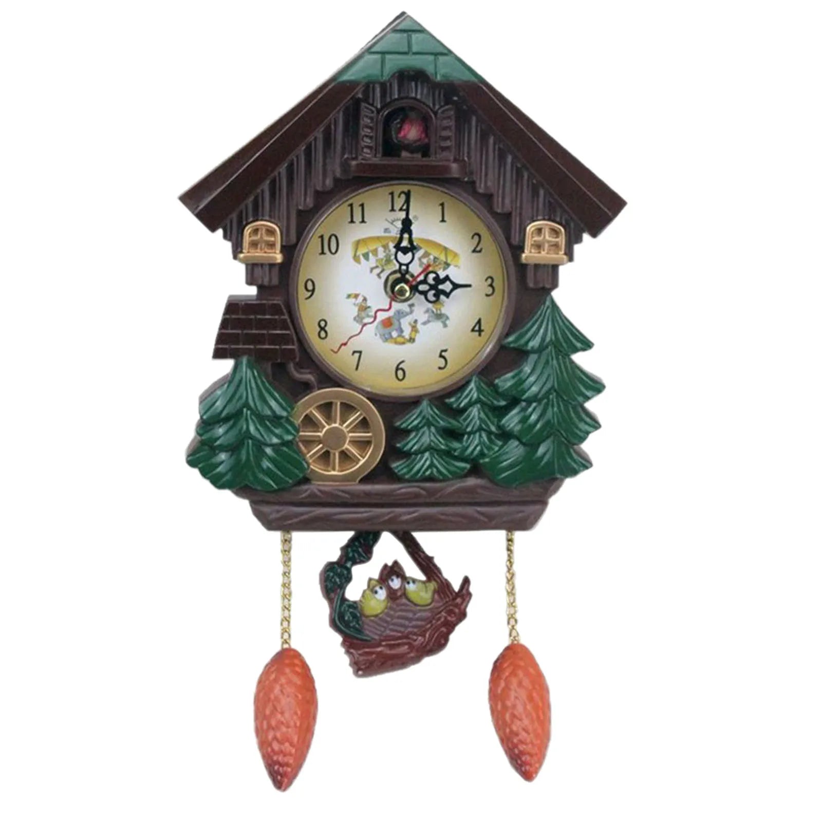 SYLVAN - Horloge coucou forêt maison
