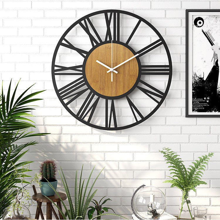 FJORD - Horloge murale bois scandinave