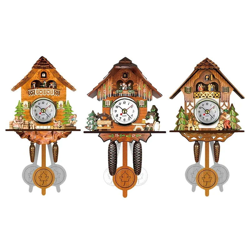 MONTANA - Horloge coucou chalet quartz