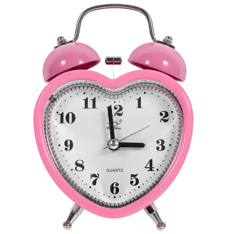 COEUR - Reveil rose forme coeur
